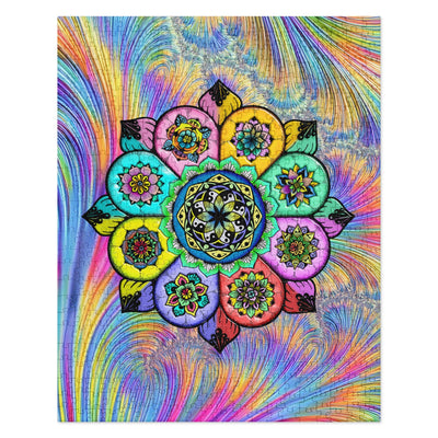 Eight Thoughts Mandala Jigsaw Puzzle - Martin K Designs