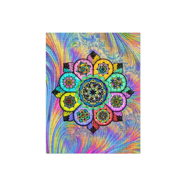 Eight Thoughts Mandala Jigsaw Puzzle - Martin K Designs