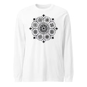 Eight Thoughts Mandala Unisex Long Sleeve Tee - Martin K Designs