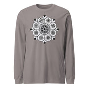 Eight Thoughts Mandala Unisex Long Sleeve Tee - Martin K Designs