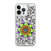 Ethereal Mandala Clear Case for iPhone® - Martin K Designs