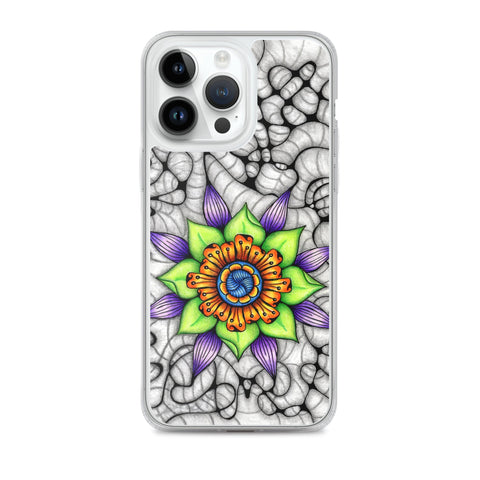 Ethereal Mandala Clear Case for iPhone® - Martin K Designs