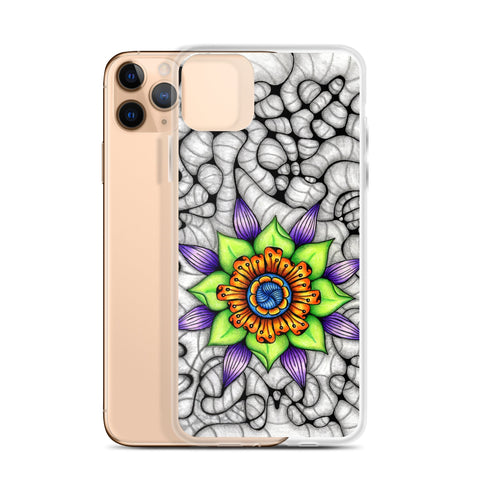 Ethereal Mandala Clear Case for iPhone® - Martin K Designs