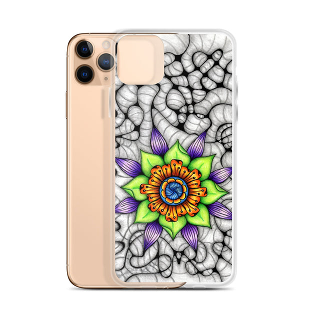 Ethereal Mandala Clear Case for iPhone® - Martin K Designs