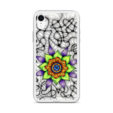 Ethereal Mandala Clear Case for iPhone® - Martin K Designs