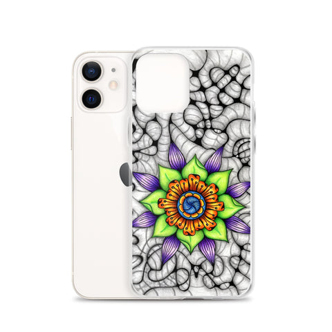 Ethereal Mandala Clear Case for iPhone® - Martin K Designs