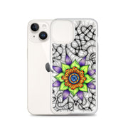 Ethereal Mandala Clear Case for iPhone® - Martin K Designs