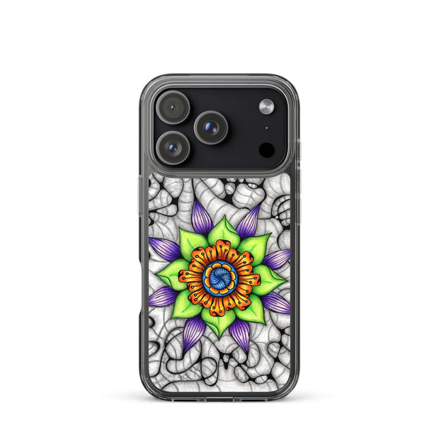Ethereal Mandala Clear Case for iPhone® - Flowstate Apparel