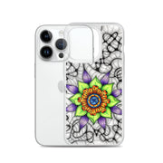 Ethereal Mandala Clear Case for iPhone® - Martin K Designs