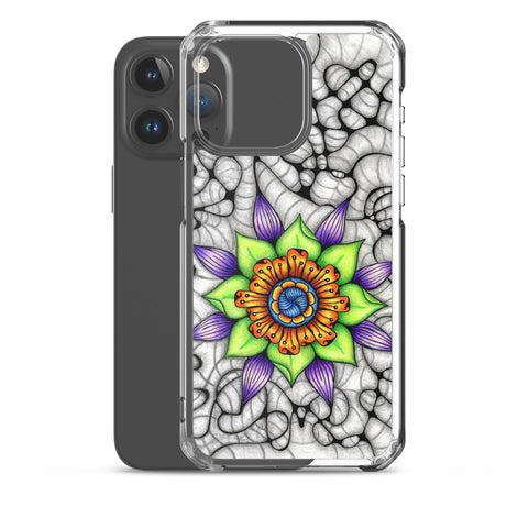 Ethereal Mandala Clear Case for iPhone® - Martin K Designs