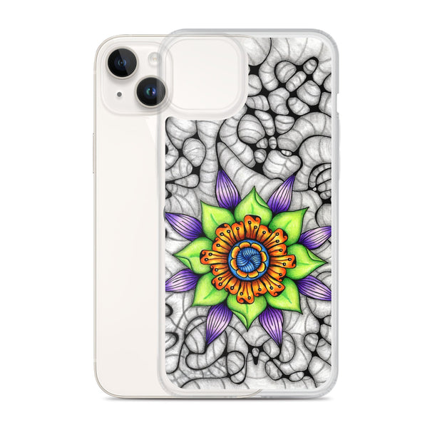 Ethereal Mandala Clear Case for iPhone® - Martin K Designs