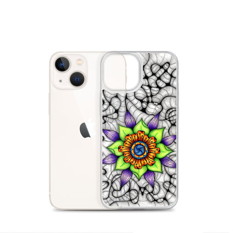 Ethereal Mandala Clear Case for iPhone® - Martin K Designs