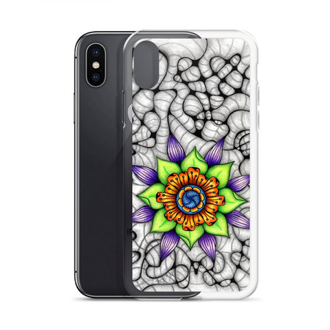 Ethereal Mandala Clear Case for iPhone® - Martin K Designs