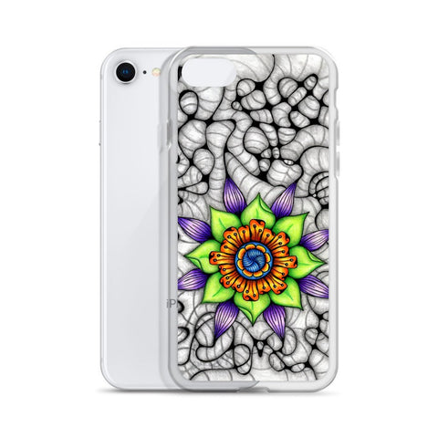 Ethereal Mandala Clear Case for iPhone® - Martin K Designs