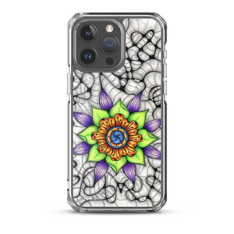 Ethereal Mandala Clear Case for iPhone® - Martin K Designs