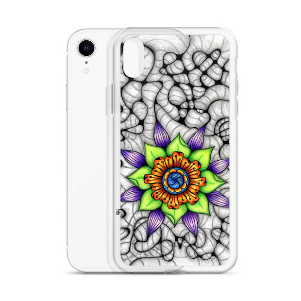 Ethereal Mandala Clear Case for iPhone® - Martin K Designs