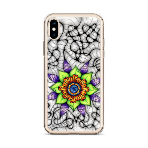Ethereal Mandala Clear Case for iPhone® - Martin K Designs