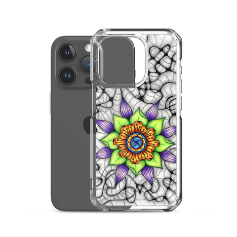 Ethereal Mandala Clear Case for iPhone® - Martin K Designs