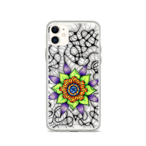 Ethereal Mandala Clear Case for iPhone® - Martin K Designs