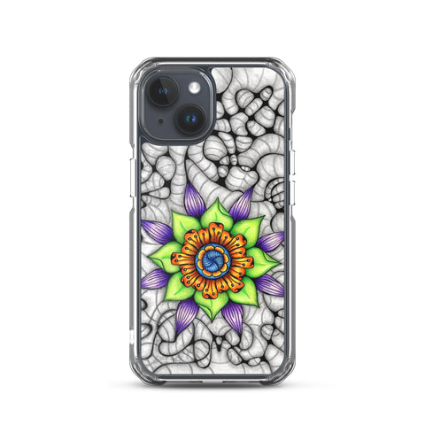 Ethereal Mandala Clear Case for iPhone® - Martin K Designs