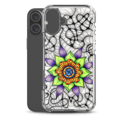 Ethereal Mandala Clear Case for iPhone® - Martin K Designs