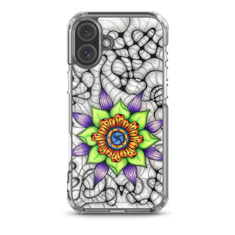 Ethereal Mandala Clear Case for iPhone® - Martin K Designs
