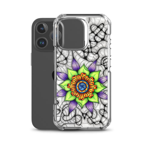 Ethereal Mandala Clear Case for iPhone® - Martin K Designs