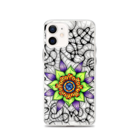Ethereal Mandala Clear Case for iPhone® - Martin K Designs