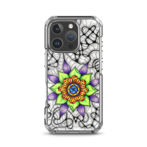 Ethereal Mandala Clear Case for iPhone® - Martin K Designs