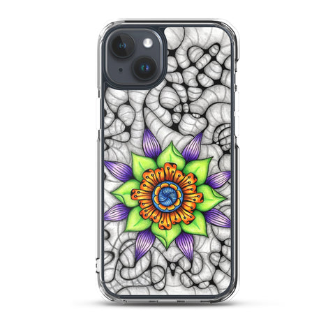 Ethereal Mandala Clear Case for iPhone® - Martin K Designs