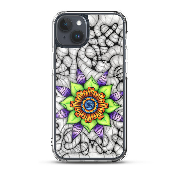 Ethereal Mandala Clear Case for iPhone® - Martin K Designs