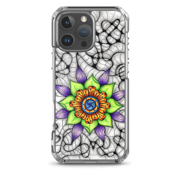 Ethereal Mandala Clear Case for iPhone® - Martin K Designs