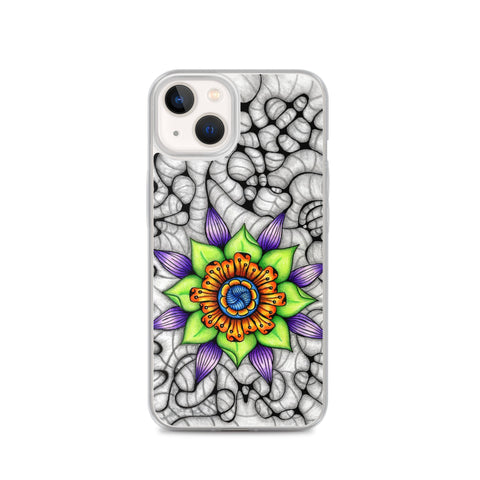 Ethereal Mandala Clear Case for iPhone® - Martin K Designs