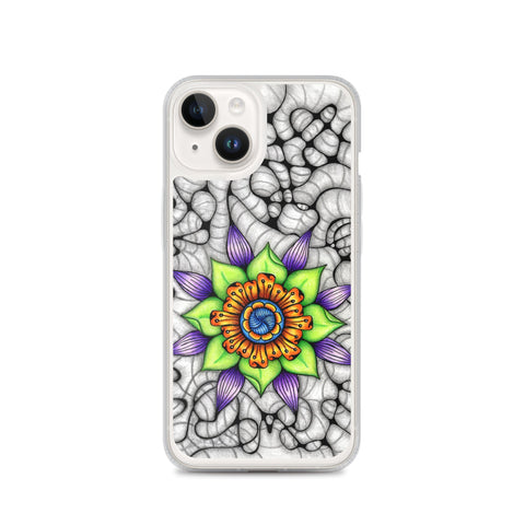 Ethereal Mandala Clear Case for iPhone® - Martin K Designs
