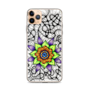 Ethereal Mandala Clear Case for iPhone® - Martin K Designs