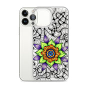 Ethereal Mandala Clear Case for iPhone® - Martin K Designs