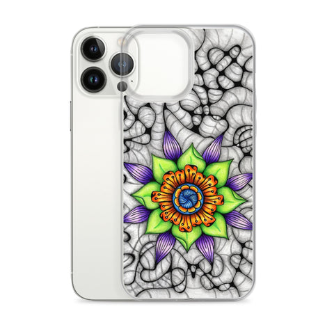 Ethereal Mandala Clear Case for iPhone® - Martin K Designs