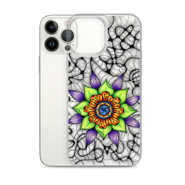 Ethereal Mandala Clear Case for iPhone® - Martin K Designs