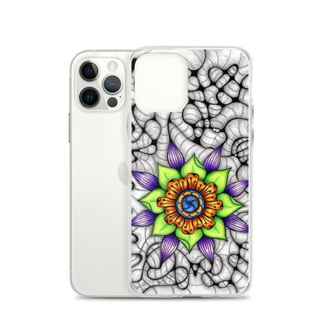Ethereal Mandala Clear Case for iPhone® - Martin K Designs