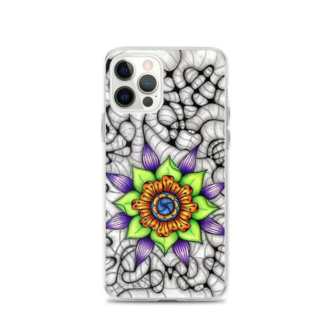 Ethereal Mandala Clear Case for iPhone® - Martin K Designs
