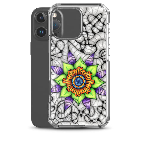 Ethereal Mandala Clear Case for iPhone® - Martin K Designs