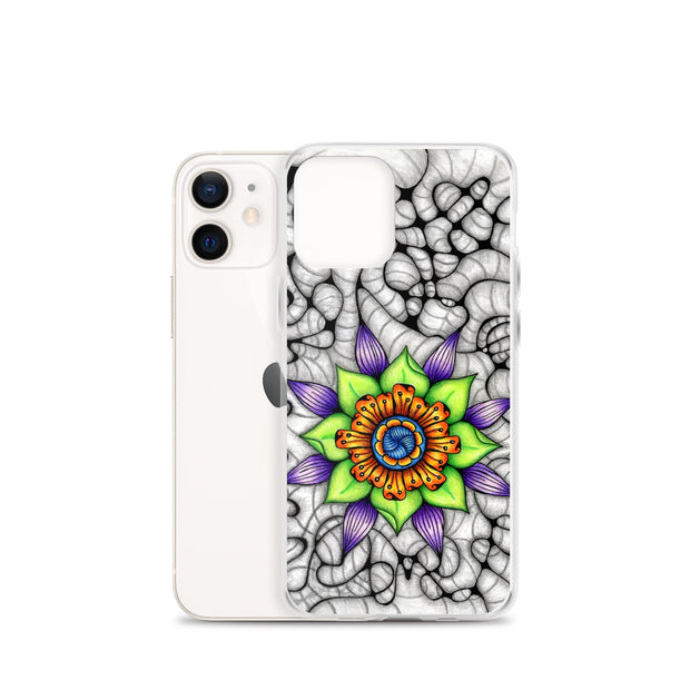 Ethereal Mandala Clear Case for iPhone® - Martin K Designs