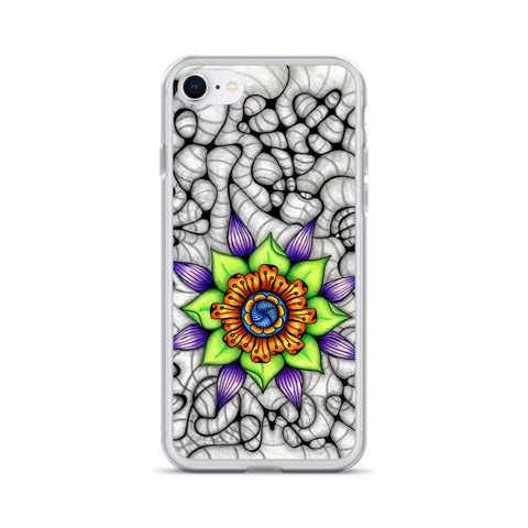 Ethereal Mandala Clear Case for iPhone® - Martin K Designs