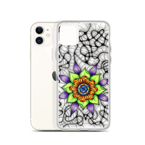 Ethereal Mandala Clear Case for iPhone® - Martin K Designs