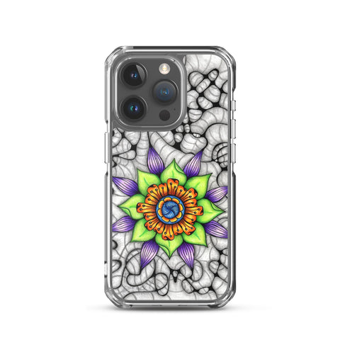 Ethereal Mandala Clear Case for iPhone® - Martin K Designs