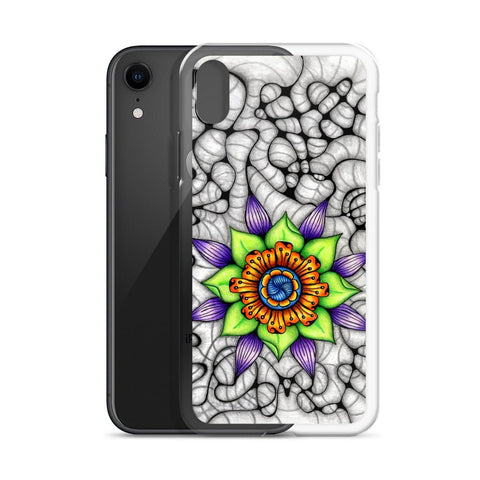 Ethereal Mandala Clear Case for iPhone® - Martin K Designs