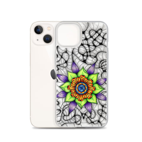 Ethereal Mandala Clear Case for iPhone® - Martin K Designs