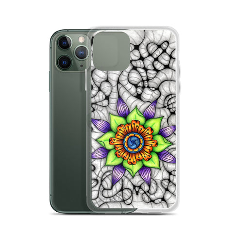Ethereal Mandala Clear Case for iPhone® - Martin K Designs