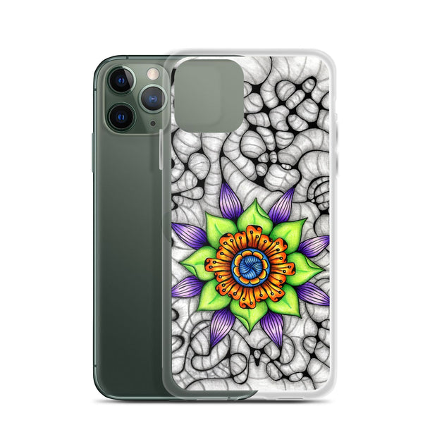Ethereal Mandala Clear Case for iPhone® - Martin K Designs