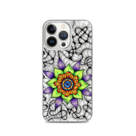 Ethereal Mandala Clear Case for iPhone® - Martin K Designs